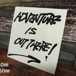 ADVENTURE IS OUT THERE!ステッカー