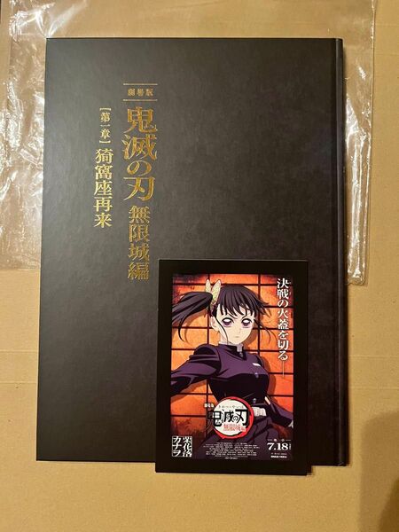 鬼滅の刃 無限城編 初回限定パンフレット 入場特典 非売品ポスターデザインカード カナヲ