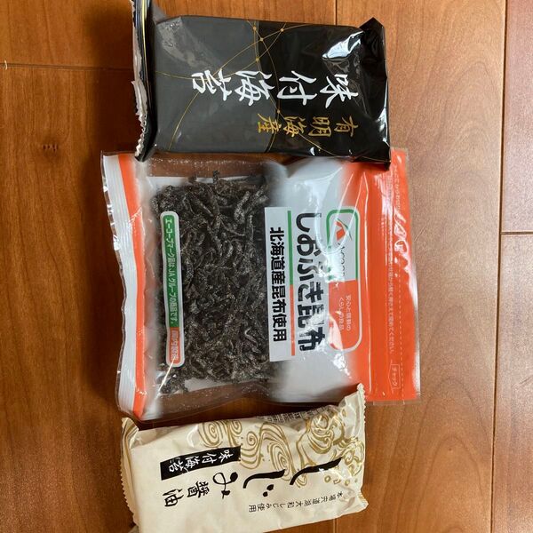 昆布 味付のり 3点セット
