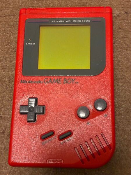 動作品 ニンテンドー ゲームボーイブロス GAMEBOY レッド Bros DMG-01 任天堂 本体のみ 現状販売