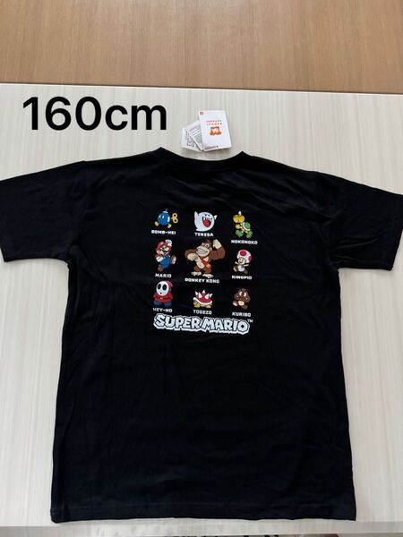 新品 任天堂スーパーマリオ 半袖 ルイージ 男の子 Tシャツ 160cm刺繍