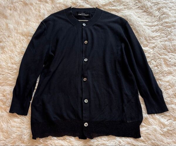 tricot COMME des GARCONS カーディガン 七分袖 裾ラメ
