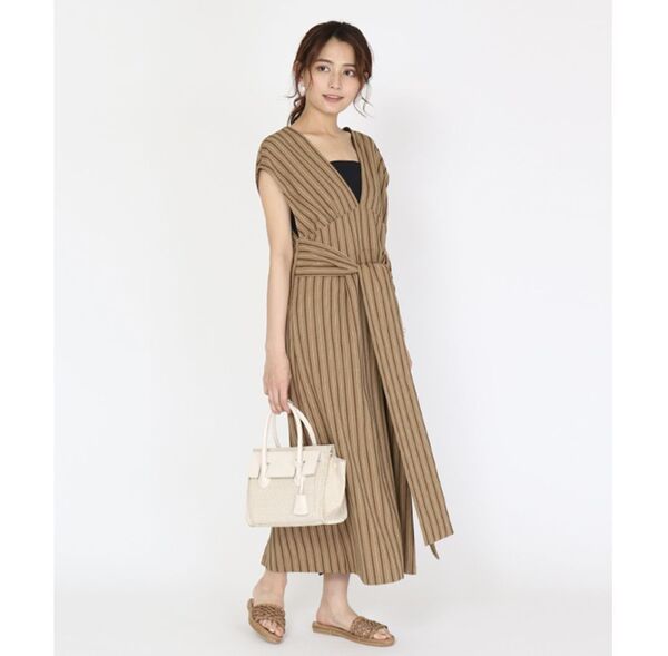 ヤマダヤ★スコットクラブ★ストライプワンピース 定価19500円