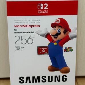 【新品】Samsung microSD Express Card 256GB★任天堂ライセンス商品 マイクロSDエクスプレスカード
