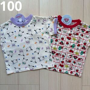 【サンリオ】ポチャッコ☆キティ☆シナモロール キャラクター Tシャツ 100