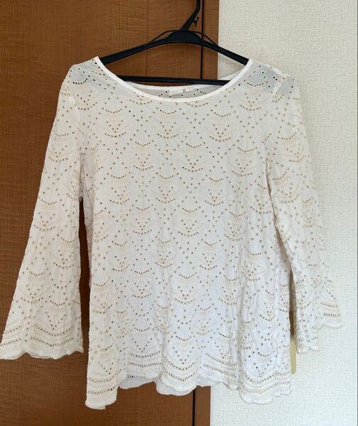 GAP ギャップ 刺繍トップス ブラウス カットソー レディース
