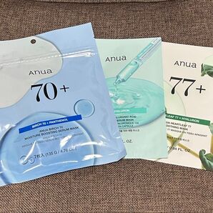 【新品】 Anua アヌア フェイスマスク シラカバ 7枚入 & PDRNドクダミ1枚づつ シートマスク