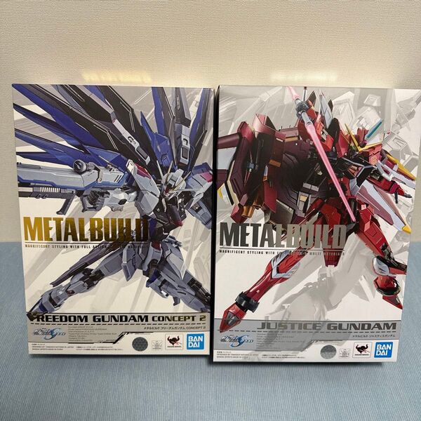 METAL BUILD フリーダムガンダム CONCEPT2 & ジャスティスガンダム