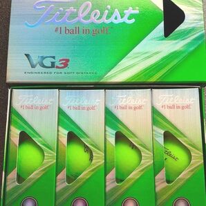 (新品) タイトリスト ゴルフボール VG3 2022モデル マットグリーン 1ダース