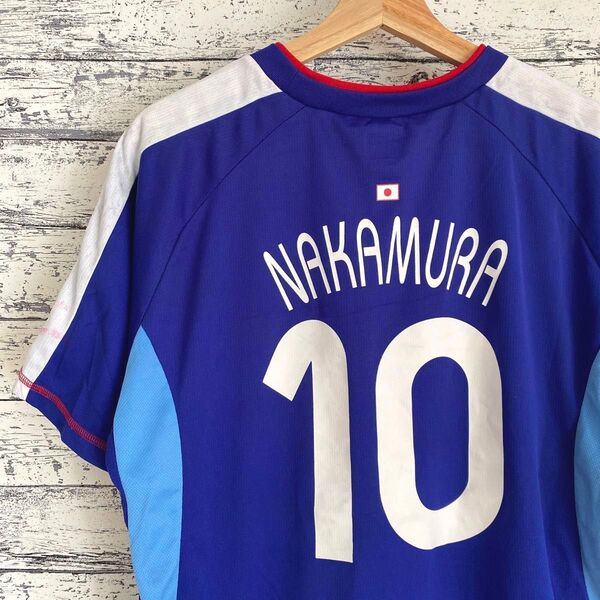 JFA JAPAN サッカー 日本代表 ユニフォーム 10番 中村俊輔 エンブレムロゴ