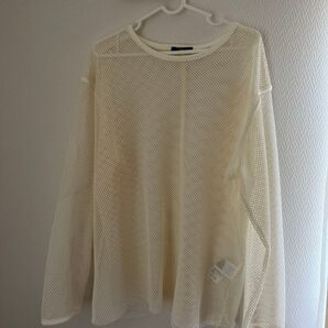 HARE OVERメッシュカットプルオーバー ホワイト