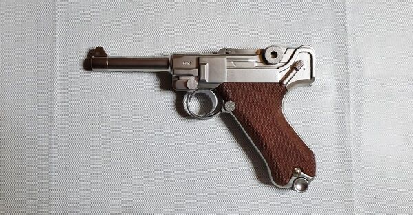 東京マルイ ルガー P08 ステンレス塗装 カスタム 改修品 10禁