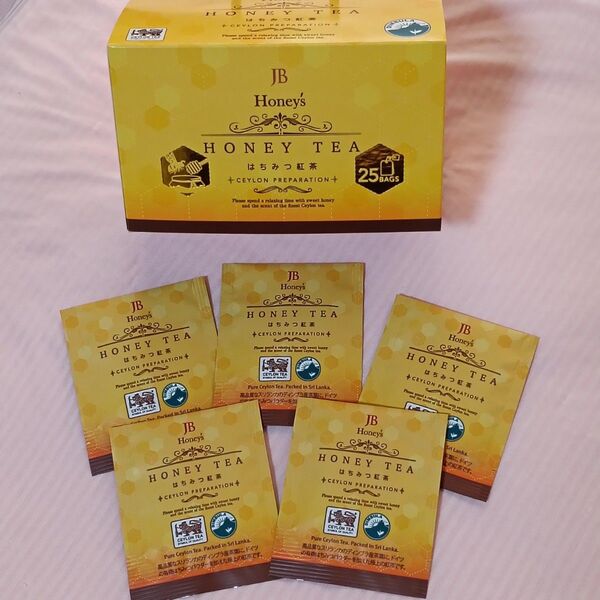 JB Honey`s ハニー 蜂蜜 紅茶 ティーバッグ スリランカ リラックス お試し5個