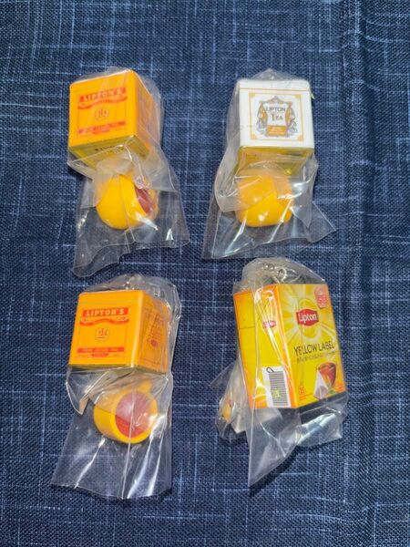 リプトン ミニチュアチャームコレクション 3種4個セット【バラ売り可】