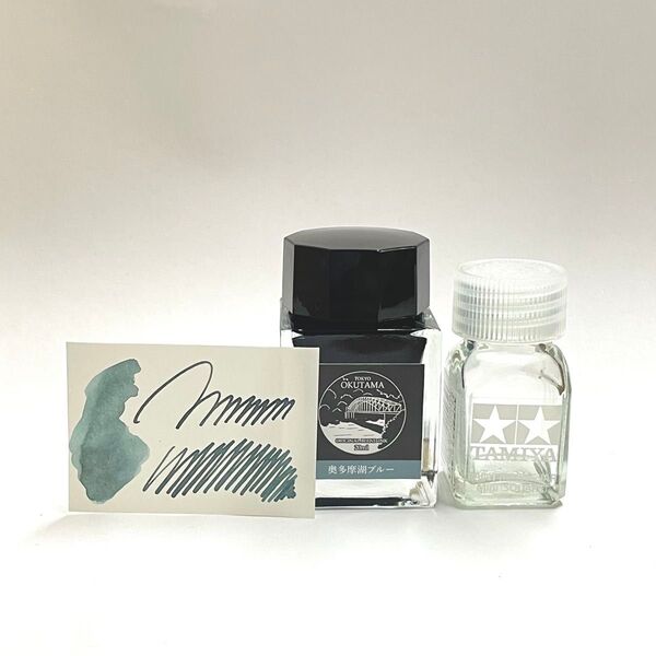 【ジョイフル本田 奥多摩湖ブルー】万年筆インク 小分け タミヤ瓶 5ml