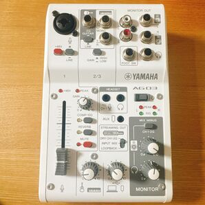ヤマハ YAMAHA オーディオインターフェース AG03MK2W 3チャンネル DJミキサー ミキシングコンソール