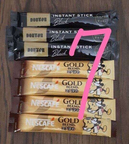 ドトールコーヒー 香り芳ばし おいしい一杯3 ゴールドブレンド4 合わせて7本 セット