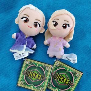 新品未使用タグ付 WICKEDウィキッド ふたりの魔女 マスコットvol.2 全3種中2種セット SEGA セガ プライズ 非売品