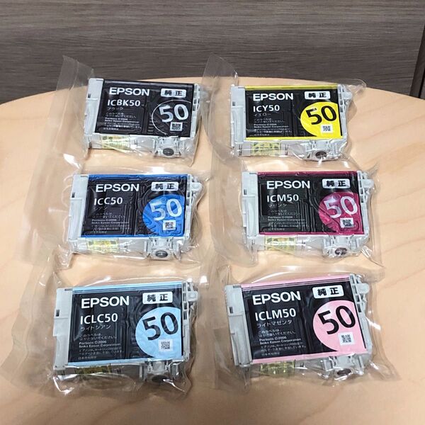 EPSON IC6CL50 純正インクカートリッジ 6本セット 未使用品