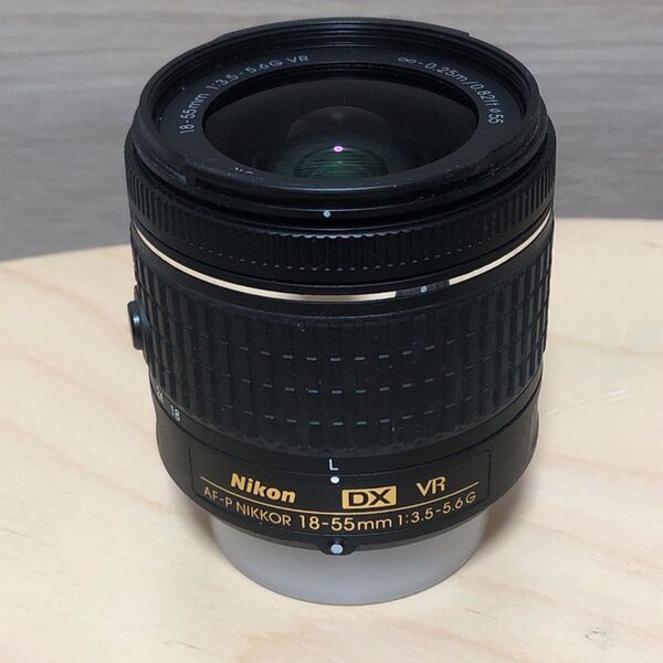 Nikon AF-P NIKKOR 18-55mm 3.5-5.6G VR 一眼レフ用レンズ 動作未確認 現状渡し品