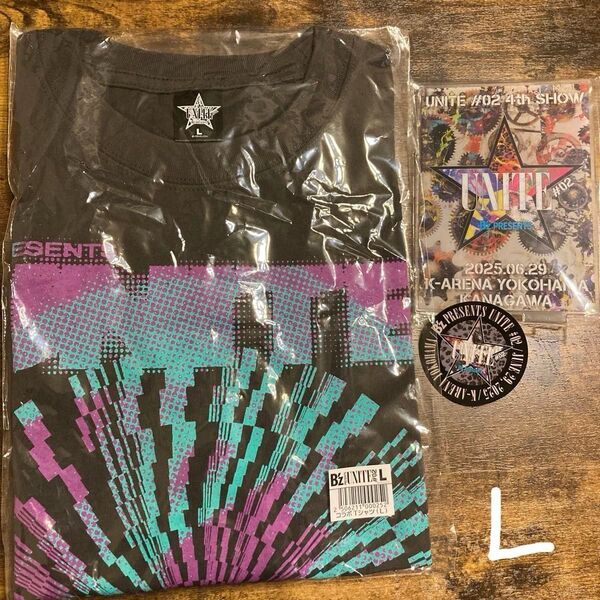UNITE #2 B'z ワンオク グッズ セット コラボTシャツ メモリアルアクリルプレート 限定ステッカー