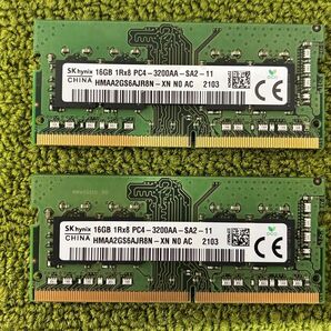SK hynix メモリ 1R×8 DDR4 3200AA 16GB 2枚組 計32GB