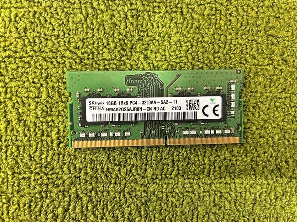 SK hynix メモリ 1R×8 DDR4 3200MHz 16GB