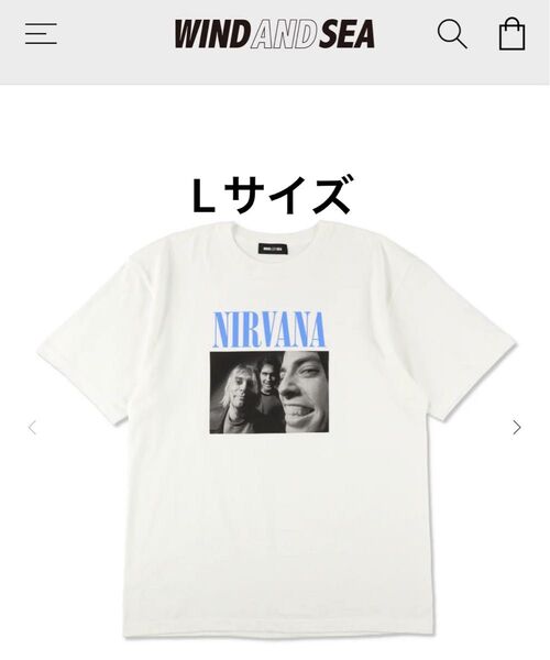 新品 WIND AND SEA NIRVANA NEVERMIND S/S TEE Lサイズ