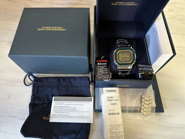 「未使用」CASIO G-SHOCK 50周年記念モデル GMW-B5000SS-2JR
