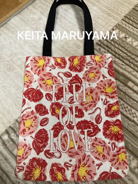 KEITA MARUYAMA トートバッグ 花柄 レッド系