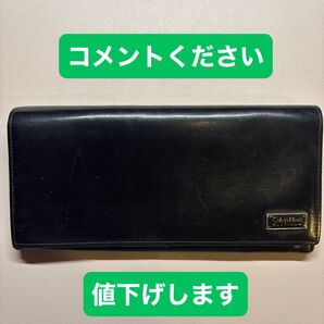 Calvin Klein PLATINUM 長財布 ブラック 黒