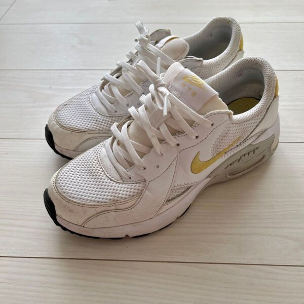 NIKE ナイキ エア マックス エアマックス エクシー NIKE W AIR MAX EXCEE ホワイト ゴールド 23cm