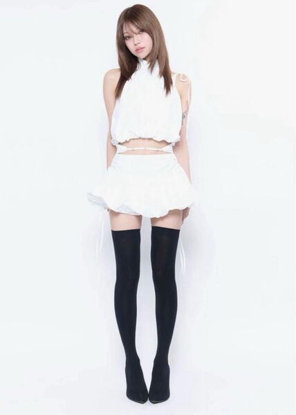 THEREDTHREAD S strap balloon skirt S