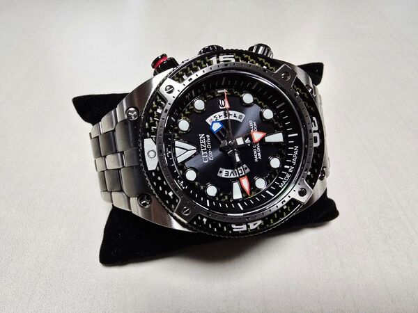 シチズン プロマスター チタン マリン ダイバー エコドライブ 電波ソーラー 腕時計 CITIZEN PMD56-2991