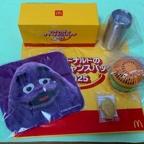 マクドナルド マック サマーチャンスバッグ2025 福袋 グッズ 商品無料クーポン無し マクドナルドグッズ4点
