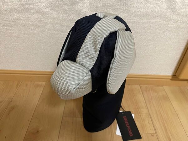 【未使用】BRIEFING ドライバーヘッドカバー doggy ゴルフ犬型 ネイビー/シルバー