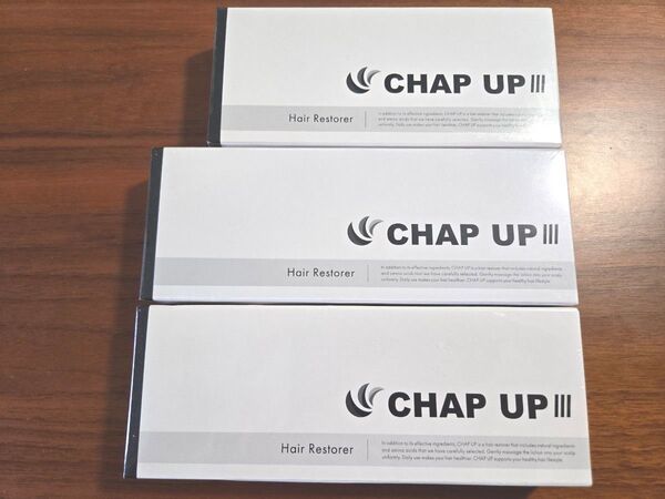 【新品未開封】 チャップアップ CHAPUP 3セット 薬用育毛剤 育毛ローション