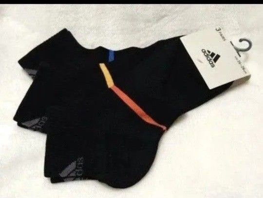 新品未使用 アディダス 靴下 26〜28cm 3足組 メンズ ソックス ショートソックス adidas 福助