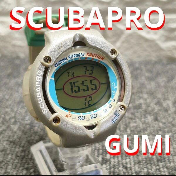 動作品 GUMI SCUBAPRO デジタルダイビングコンピュータ 腕時計 ダイブコンピュータ TUSA ダイブコンピューター