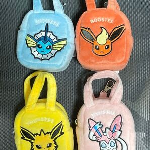 【新品・未使用品】ポケットモンスター ぬいぐるみ ミニコロバッグフェイス Ver.5 全4種 フルコンプリートセット