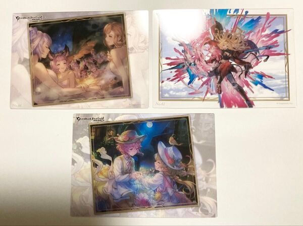 グラブル ブシロード トレーディングカード コレクションクリア 3点セット