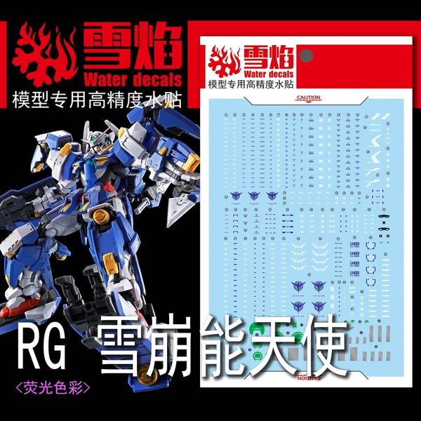 RG 1/144 ガンダムアヴァランチエクシアダッシュ用水転写式デカール