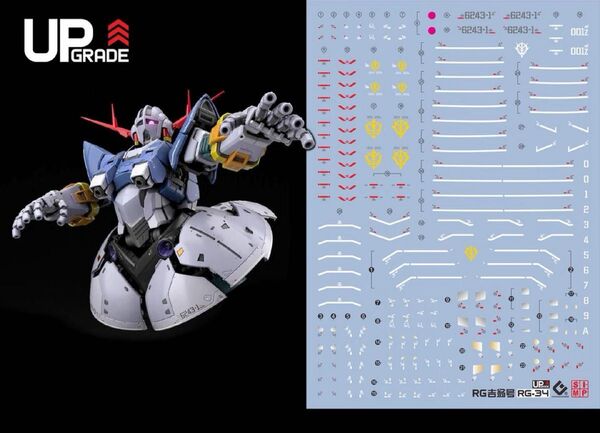 RG 1/144 ジオング用蛍光水転写式デカール