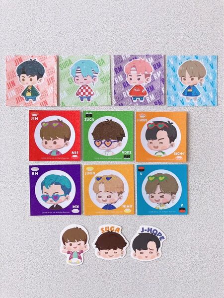 BTS スシロー インザソム コラボ ステッカー ピック 13点まとめ売り