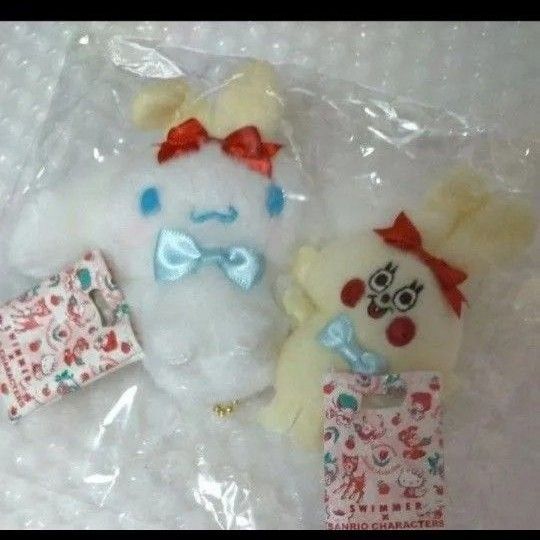シナモロール マスコットホルダー SWIMMER×SANRIO CHARACTERS サンリオ×スイマー ぬいぐるみチャーム