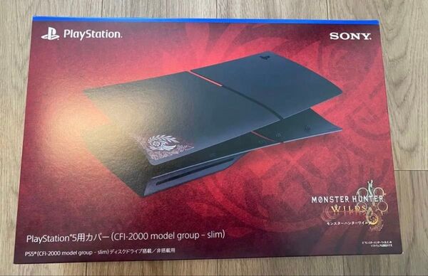 新品未開封品 PlayStation 5用カバー "モンスターハンターワイルズ" リミテッドエディション