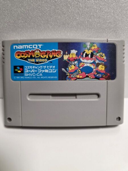 コズモギャング ザ ビデオ スーパーファミコンソフト 起動確認 簡易清掃 簡易端子清掃済み SFC