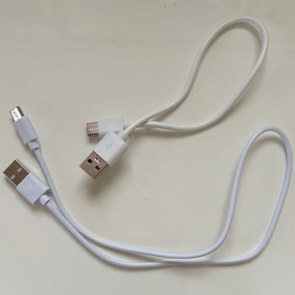 充電器 USBケーブル type-a type-c 2本