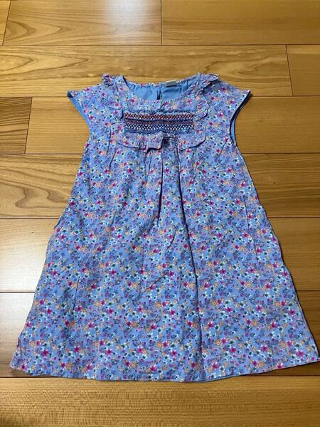 ワンピース ノースリーブ 花柄 130㎝