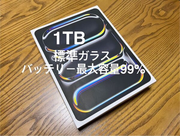 Apple 13インチ iPad Pro 1TB 標準ガラス搭載 Wi-Fi + Cellularモデル シルバー おまけつき。